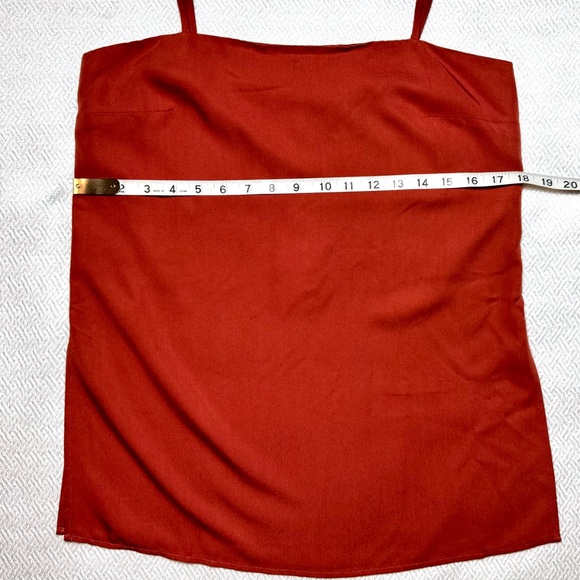 NWT Wayf Women's Terracotta Tank Top Tunic Style Size S Adjustable Straps - Picture 7 of 8